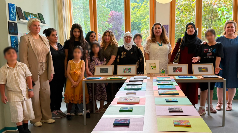 Kinderkunstausstellung im Familienzentrum High-Deck